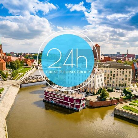 Great Polonia River Boat Apartments Wroclaw Breslávia Exterior foto