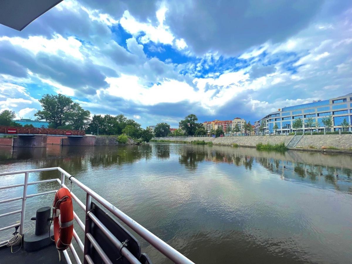 Great Polonia River Boat Apartments Wroclaw Breslávia Exterior foto