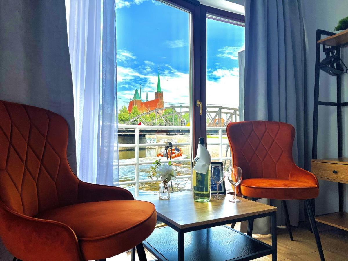 Great Polonia River Boat Apartments Wroclaw Breslávia Exterior foto