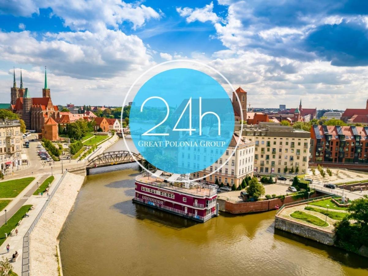 Great Polonia River Boat Apartments Wroclaw Breslávia Exterior foto