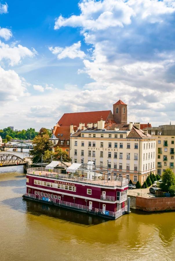 Great Polonia River Boat Apartments Wroclaw Breslávia Exterior foto
