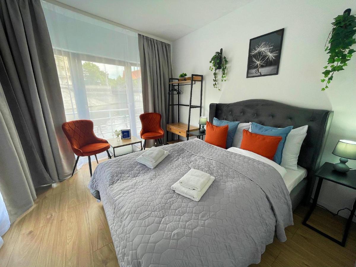 Great Polonia River Boat Apartments Wroclaw Breslávia Exterior foto