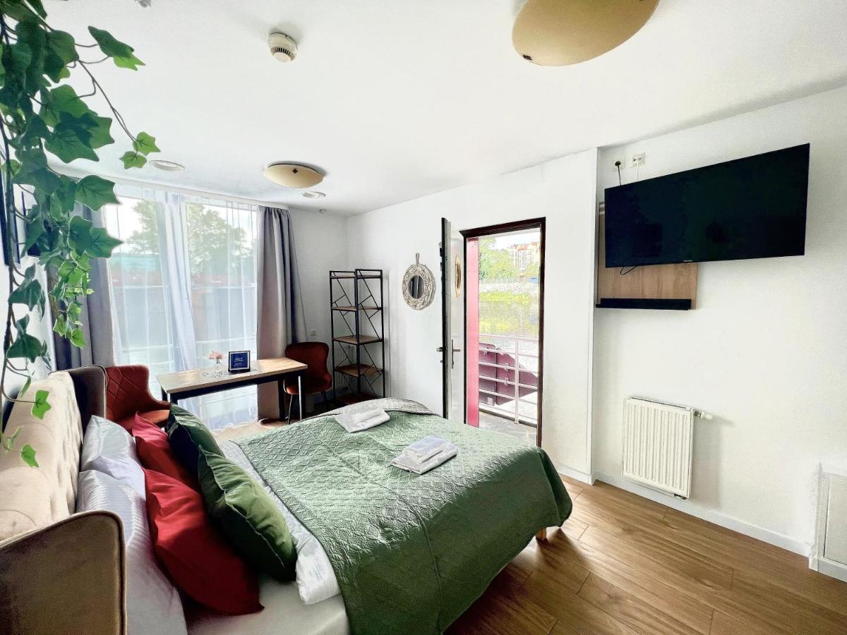 Great Polonia River Boat Apartments Wroclaw Breslávia Exterior foto