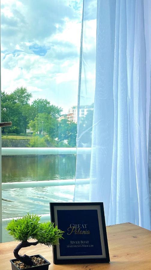 Great Polonia River Boat Apartments Wroclaw Breslávia Exterior foto