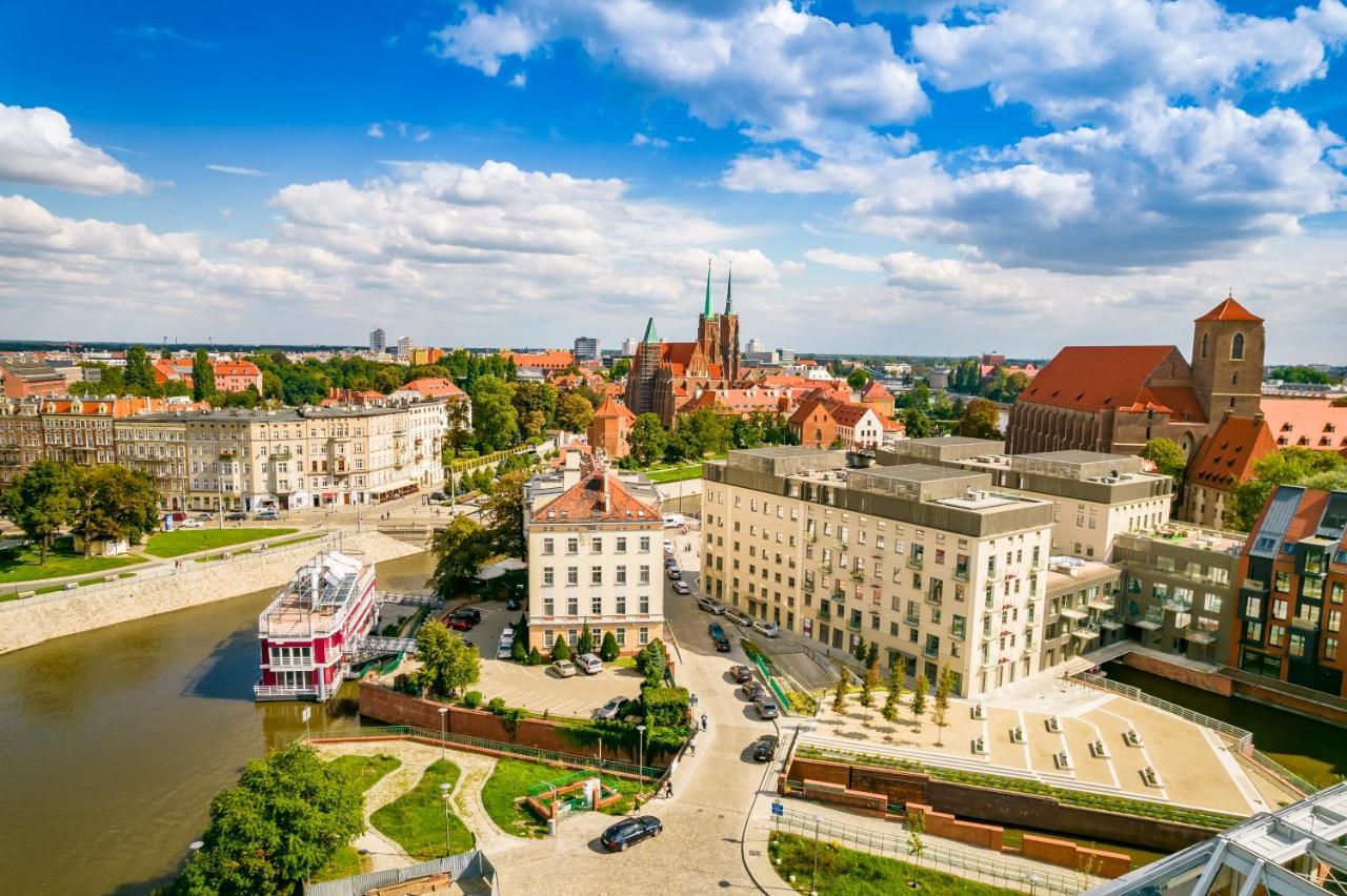 Great Polonia River Boat Apartments Wroclaw Breslávia Exterior foto