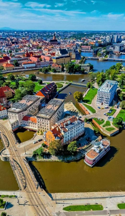 Great Polonia River Boat Apartments Wroclaw Breslávia Exterior foto