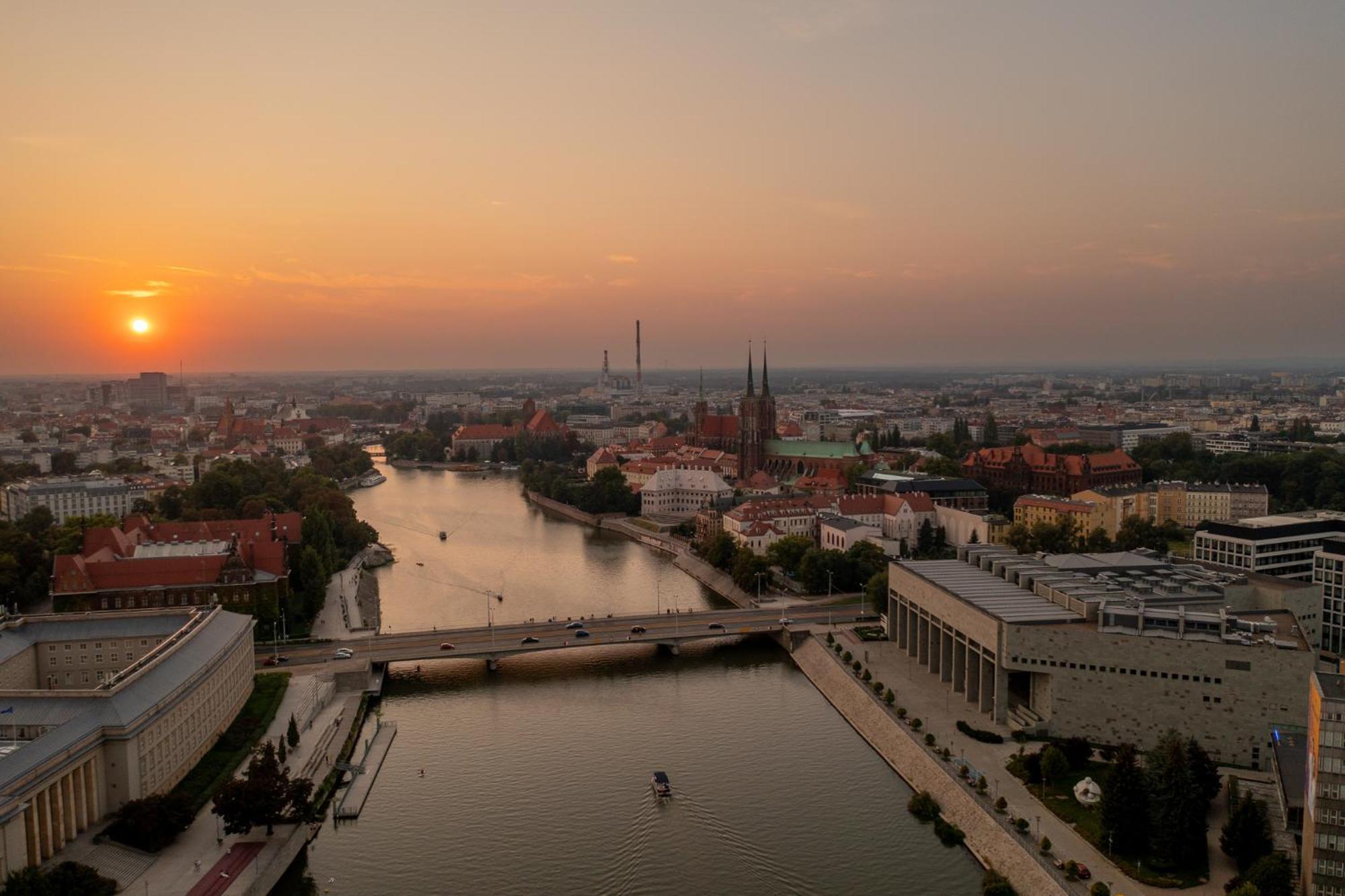 Great Polonia River Boat Apartments Wroclaw Breslávia Exterior foto
